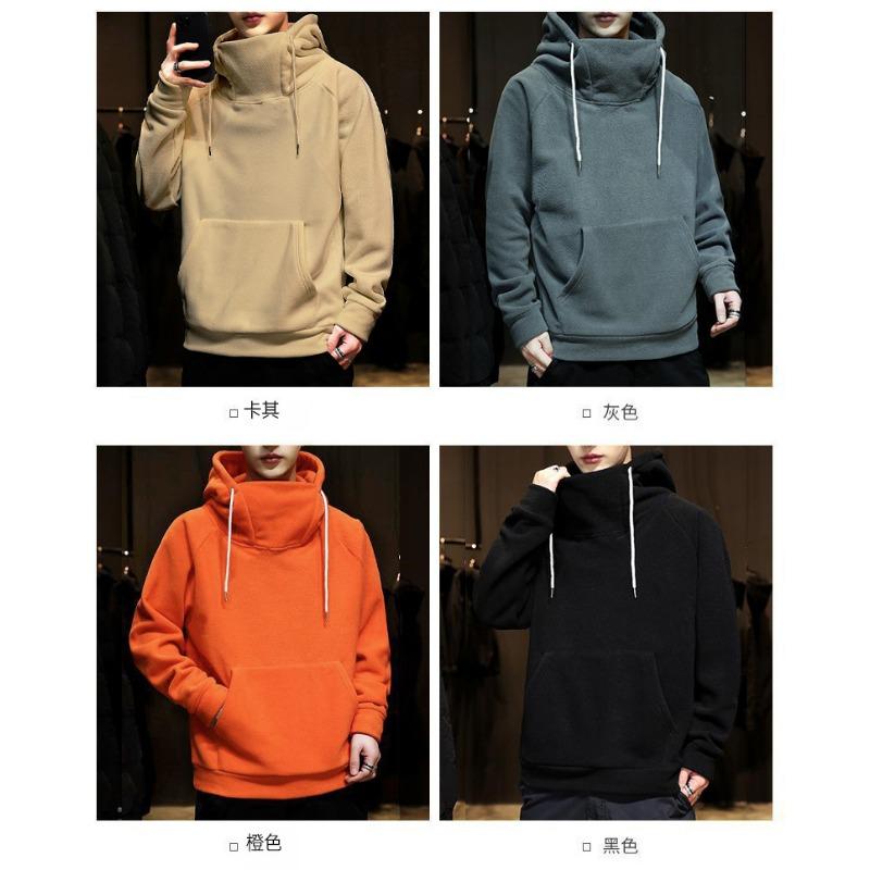 Men S Hooded Pullover Sweatshirt Autumn Winter Casual Loose Fit