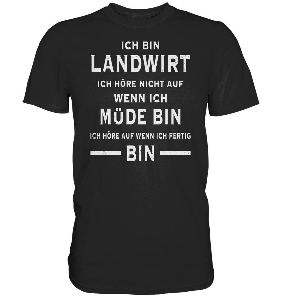 T-shirt farmer • tractor driver farmer saying • tractor farm farmers gift tractors - Premium Shirt