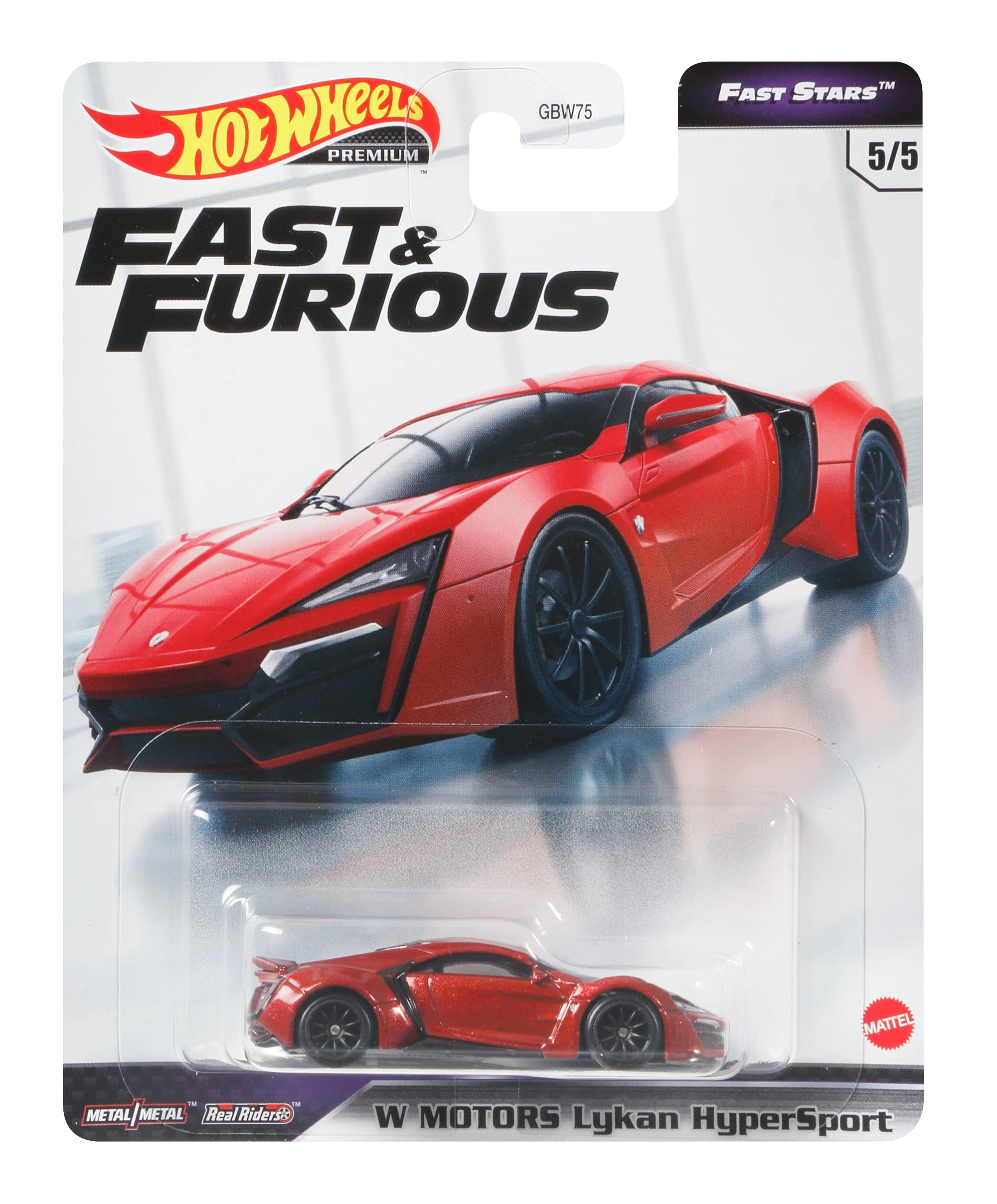 

Hot Wheels Форсаж Премиум Быстрые Звезды W Motors Lykan Hypersport GRL70 & -