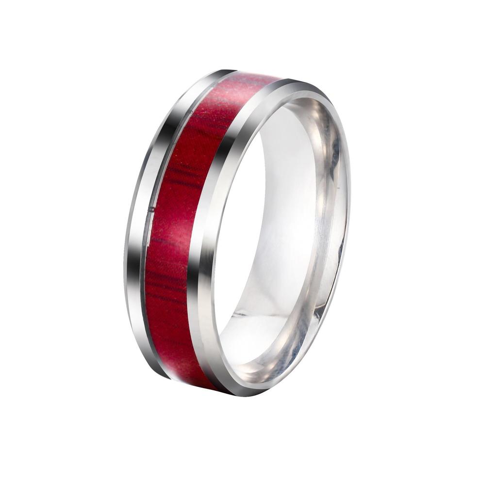 Men's 8mm Retro Titanium Steel Ring: Light Luxury, Niche Design
