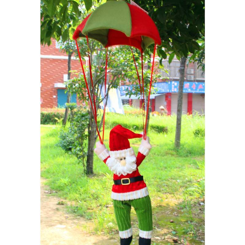 Weihnachts-Weihnachtsmann und Schneemann Hängedekorationen Aus Stoffmaterial Für Urlaubsdekoration
