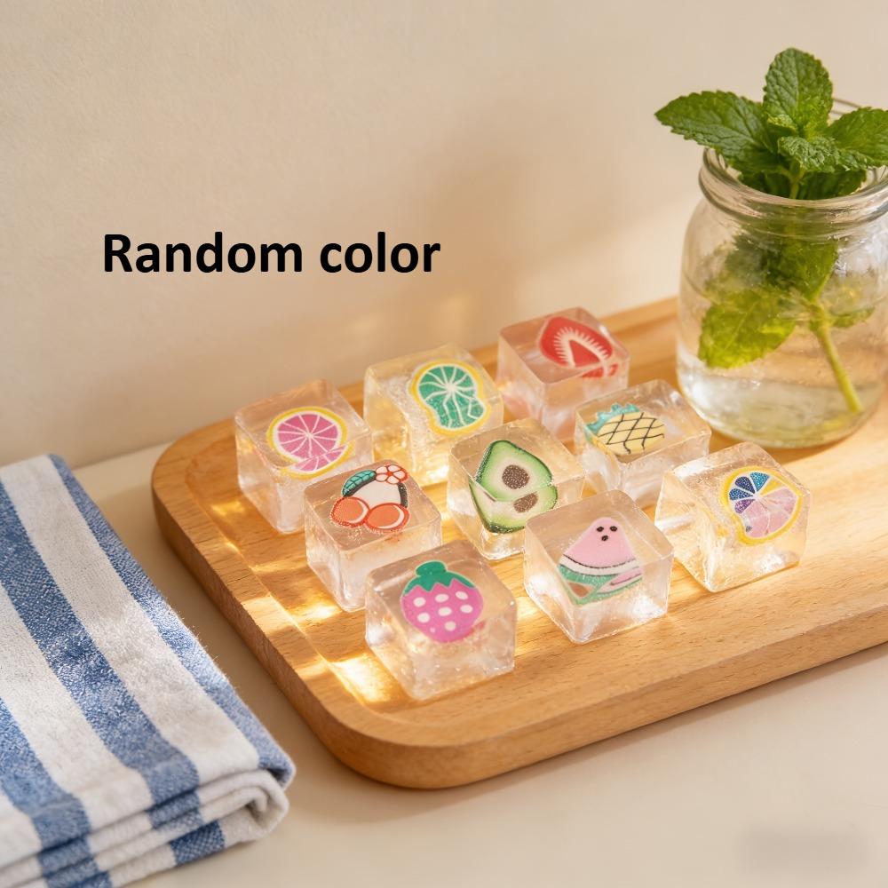 5/10/25Pcs Fruit Ice Cube Squishy Stress Relief Ball Fast Rebound Cute Soft Party Favor Gift Bag Filler Wedding Favors Gifts