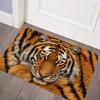 3D-Tiger-Print Fußmatte, rutschfeste Eingangsmatte für den Innen- und Außenbereich, Flurteppich, Heimdekoration