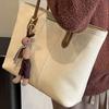 Hochwertige Retro-Tasche mit großem Fassungsvermögen, modische Damen-Umhängetasche für Pendler, beliebte Tragetasche