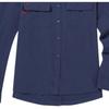 Columbia Solid Logo Embroidered Single-Breasted Outdoor Cool Minimalist Fashion Polo Casual Long Sleeve Shirt Women shirts Navy AR0280-466