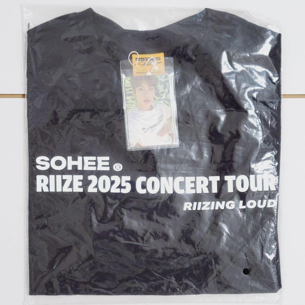 [USED] RIIZE Sohee Seoul Concert T-shirt Black RIIZINGLOUD 1
