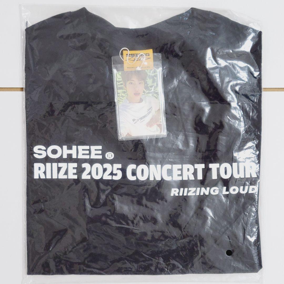 

[Б/У] RIIZE Sohee Футболка с концерта в Сеуле Черная Официальная RIIZINGLOUD