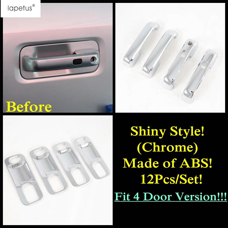 Carbon Fiber Side Door Handle Bowl Decoration Protection Cover Trim Accessories For Ford F-150 / Raptor 2015 -  2 / 4 Door