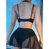 Underwire Exotic Sets Sexy Sensual Brassiere Lingerie Set Women's Underwear Set Push Up thin Bralette Bra and Panty Set