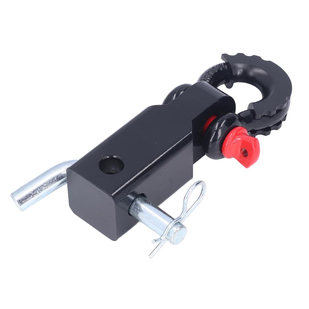 2in Universal Shackle Hitch Receiver Steel Vehicle Recovery Towing Accessories for Cars Trucks Jeeps