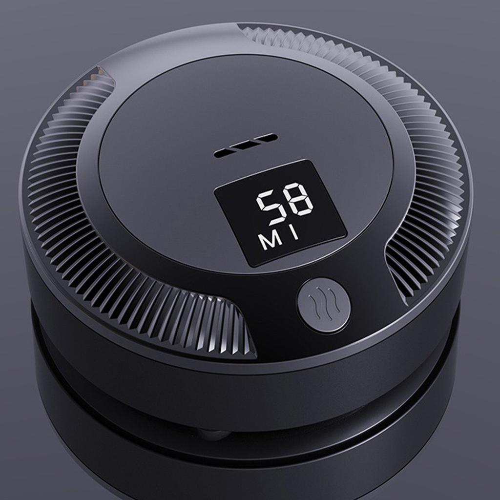Car air purifier digital display rechargeable car home dual-purpose mini deodorizing artifact car interior ornaments deodorizer