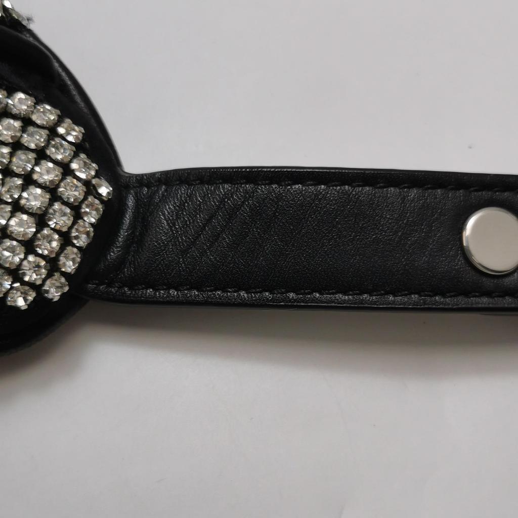 [Gebraucht] Attica Serie Verstellbare Strassstein-Kette Interne Leder-Logo-Verzierung Rindsleder und Schaffell Mini-Schultertasche Crossb - Ausgezeichnet #1JYQ1X4
