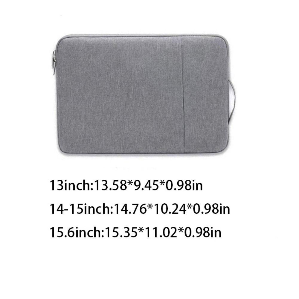 Portable Laptop Bag 13/14inch Tablet Cover Zipper Computer Storage Bag  School