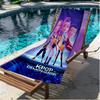 KPop Demon Hunters Print Beach Towel, Versatile Lightweight Absorbent Beach Towel for Pool Surf Yoga Bathroom, Perfect Birthday Holiday Gift