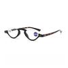 Stylish Half-Frame Blue Light Blocking Presbyopia Glasses Retro Men'S & Women'S Versatile Small-Frame Comfort Reading Glasses