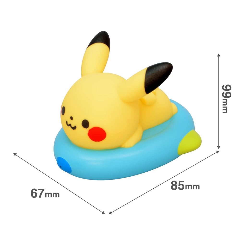 Toyroyal Monpoke Pikachu Water Gun Boat (Bath Play / Water Play) Pokémon Bath Toy
