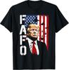 Maglietta Divertente Fafo Trump Fafo Americana USA