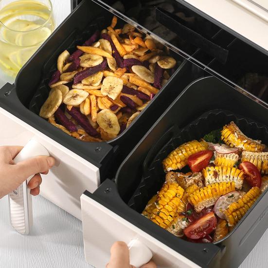 Silicone Baking Mat Non-Stick Air Fryer Liner for Cakes Cookies Jelly Pudding Oven Pan Hot Dog Bacon Rack Reusable Cake Molds