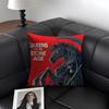 QQueens Of The StoneE Age Cushion Cover Natural Linen Organic Fabric DoubleSided Printing Sofa Home Decor Gift Pillow Case