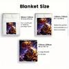 Demon Slayer: Kimetsu no Yaiba 2D Flat Pattern Flannel Blanket High quality All Seasons Warmth and Comfort Perfect for Christmas Gifts.SMT0917220
