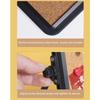 Magnetic Cork Message Board Rotate Stand Decorative Wall Mounted Memo Felt Board Metal Frame Hanging/Free Standing