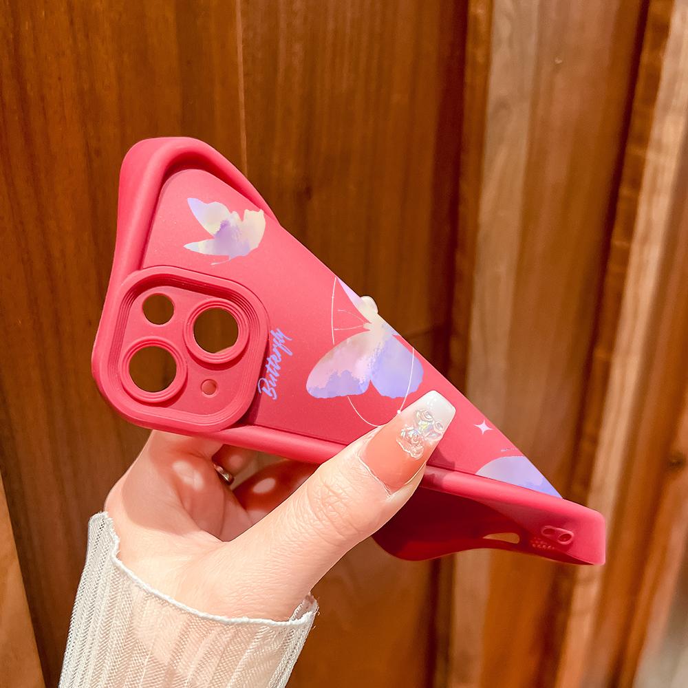 Soft Silicone Square Ladder Printing Pattern Phone Casing Full Cover Camera Shockproof Protection Rubber Case for Samsung