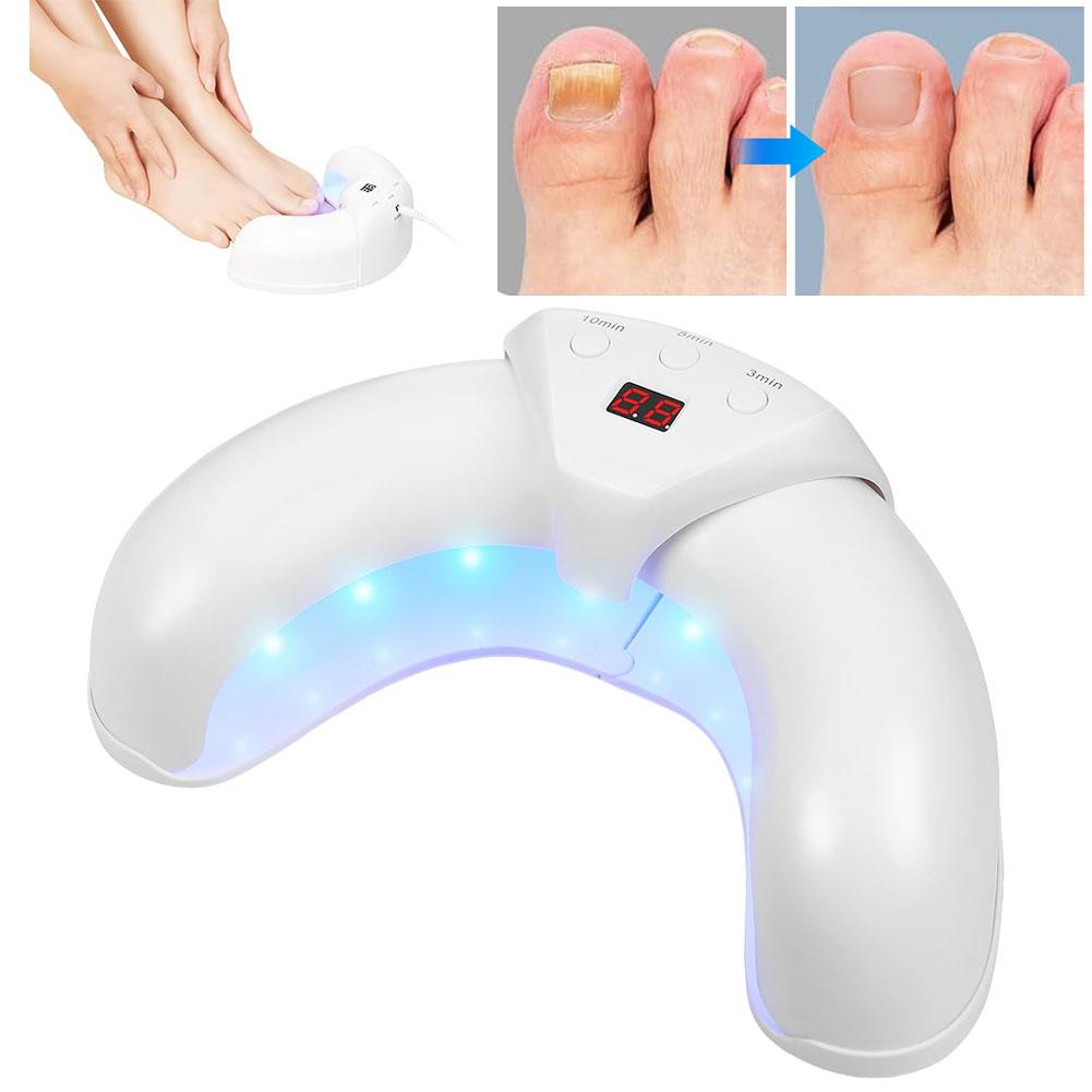Nail Repair Solution Home Use Nail Cleaning Light Device 470nm Blue Light Nail Treatment Device for Toenails & Fingernails