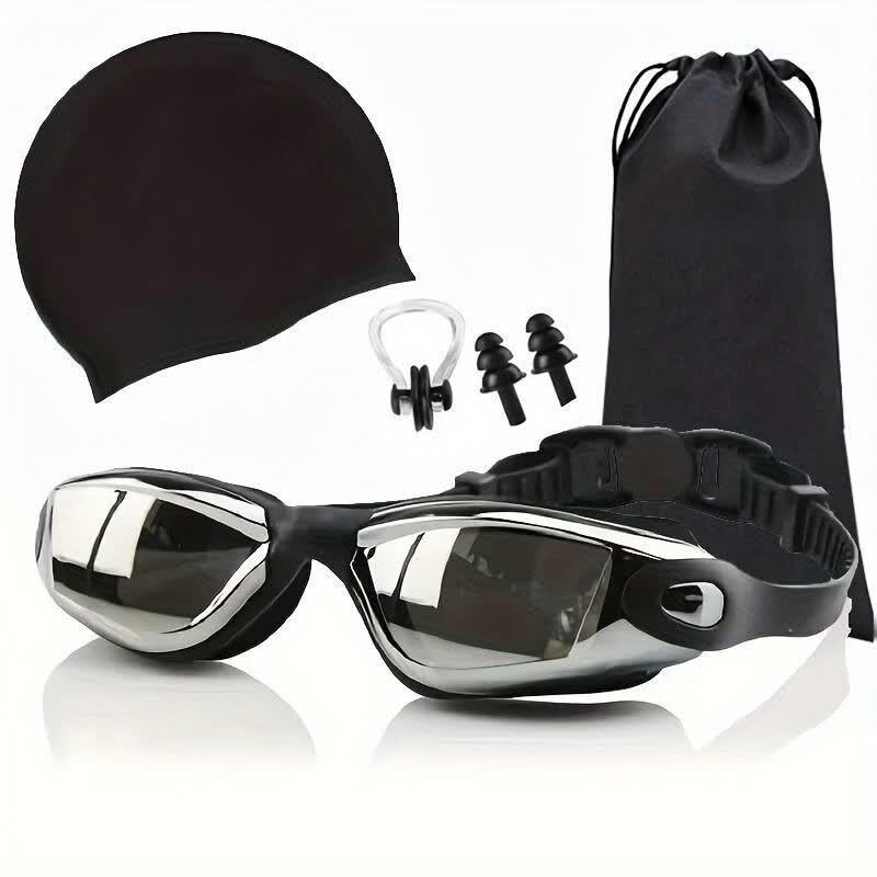 Yuzhan Adult Anti-Fog Swimming Goggles Set