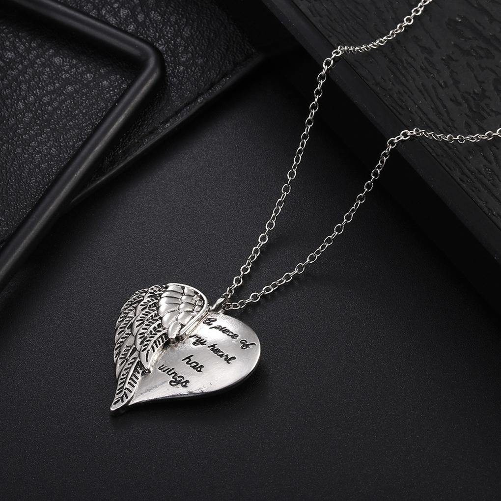 Heart-Shaped Pendant Alloy Neck Chain Women Girls Necklace Jewelry Neck Accessories Birthday Gift