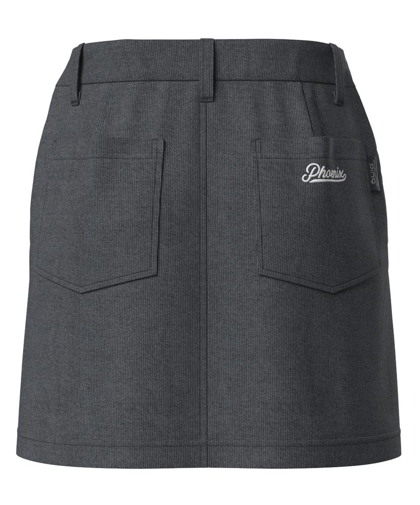 Ping Apparel Stretch Corduroy 020 Women's All-Way Skirt, Golf, Gray, 622-5234901,