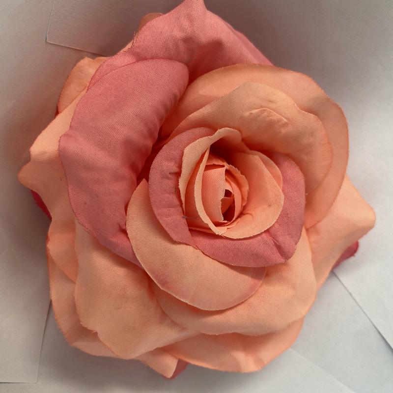 11cm Large Rose Head Imitation Flower Home Garden Potted Wedding Artificial Flower Wall Background Decorative Cloth Flower