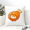 Cute Cartoon Animal Companion Patterns Pillow Case Cotton Linen Fabric Square Zipper Pillowcase Home Decorative Living Room