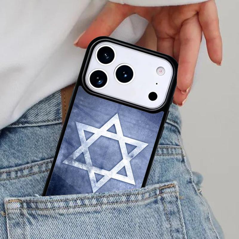 David Jewish Star Symbol Phone Case for iPhone 16e 15 14 13 12 17 Pro Max Plus Air 17pro Cover Coque