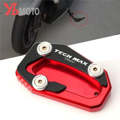 Tech MAX Tmax Motorcycle Side Stand Foot Enlargement Kick Stand Extension Plate For Yamaha TMAX 560 TMAX560