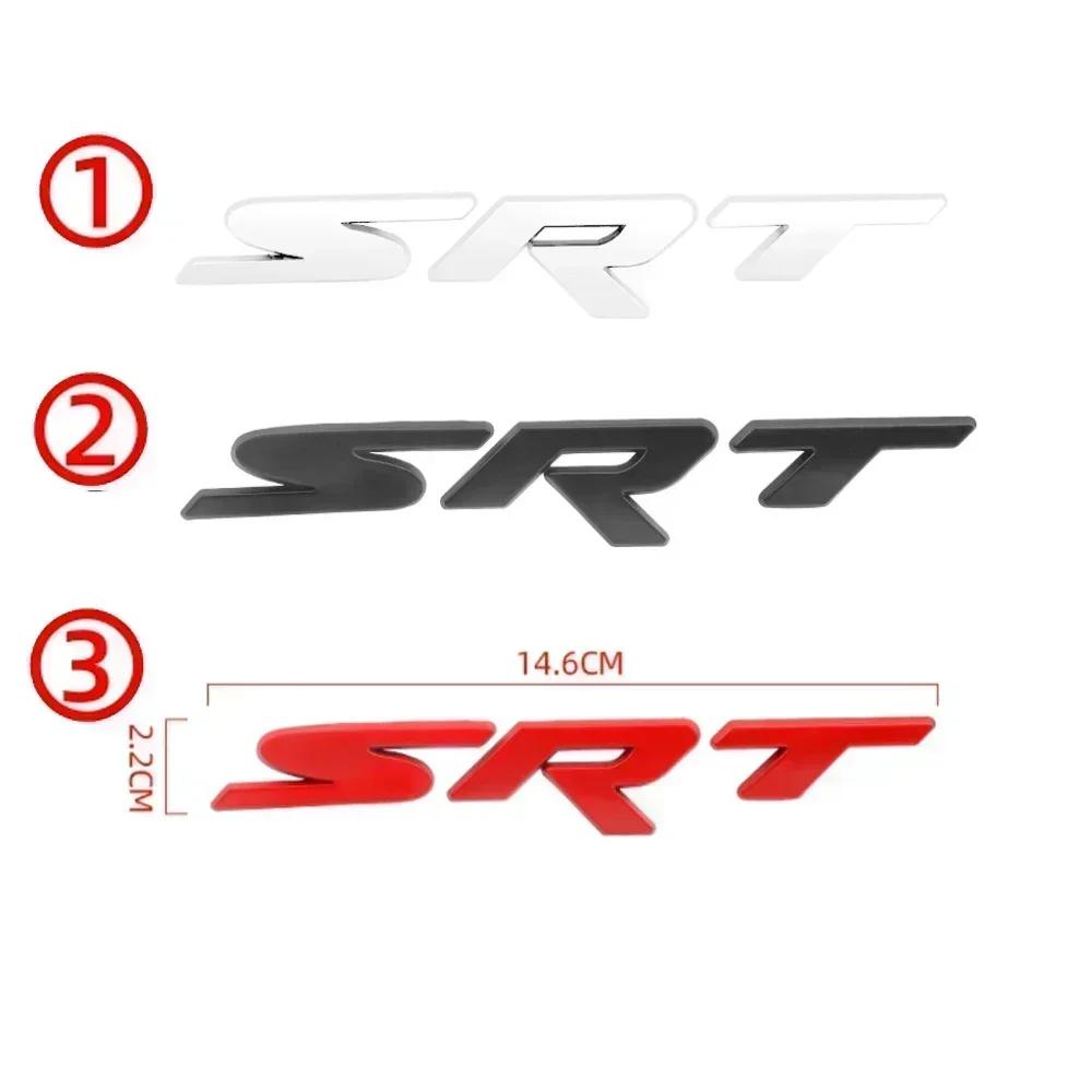 SRT R/T Car Rear Trunk Sticker Side Fender Badge Decals Accessories