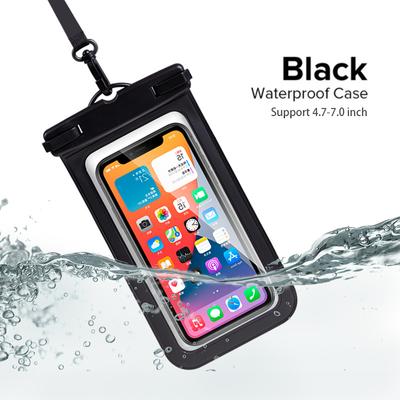 Schwimmen Wasserdichte Handyhülle Handy Trockentasche Hülle Unterwasser Handyschutz PV Abdeckung IPX68 für Kajakfahren Strandangeln