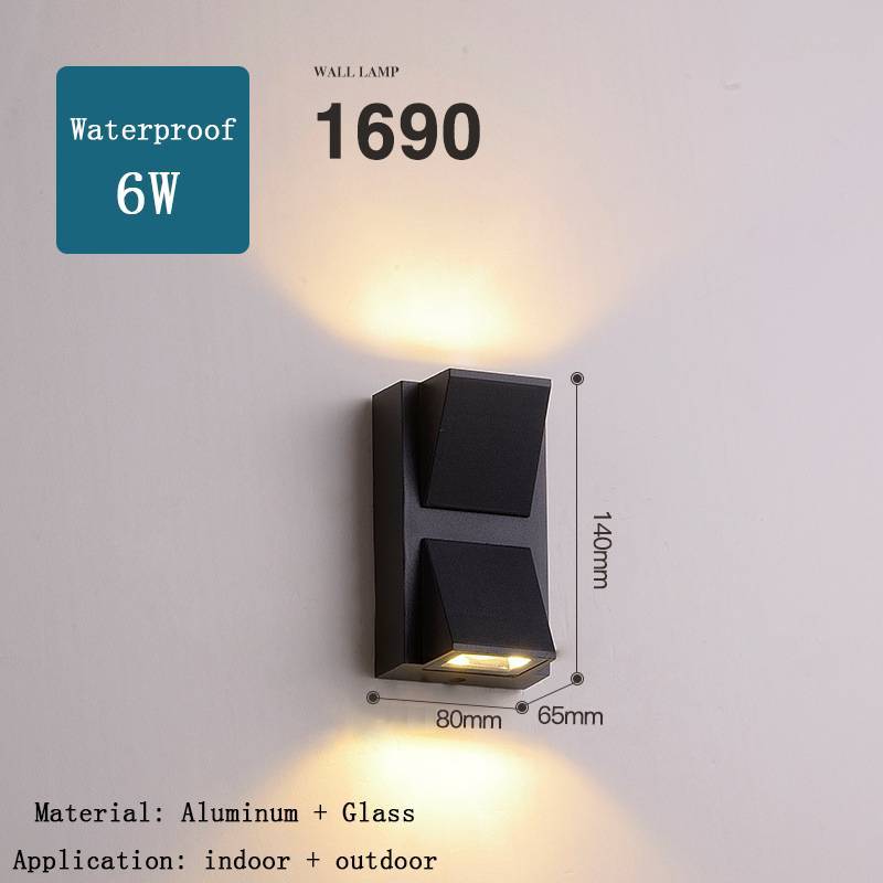 Adjustable Beam Angle Waterproof IP65 Wall Lamp LED Nordic Modern Lights Outdoor Garden Gate Balcony Courtyard Wall Light