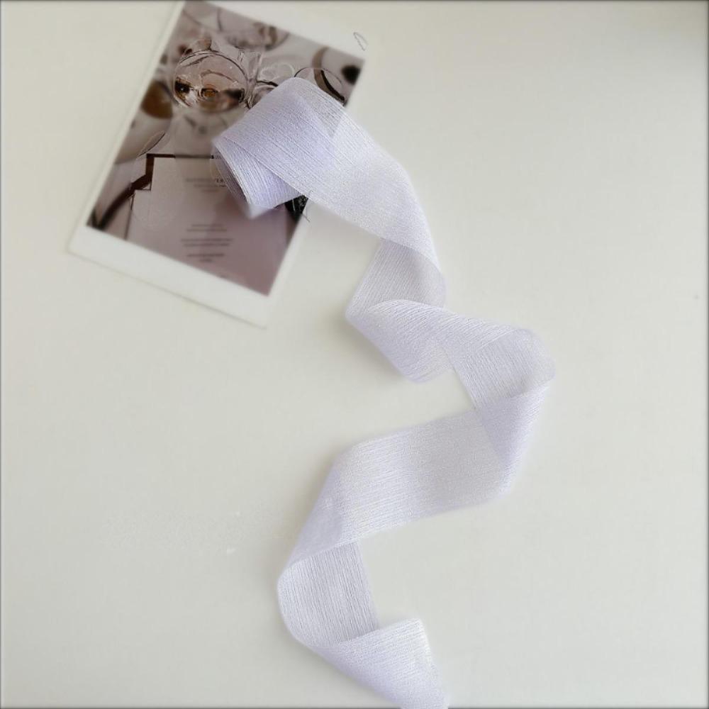 4cm Panglici din Fir pentru Înfășurat Cadouri, Buchete, Material de Ambalare Cadouri, Panglică Creativă din Șifon