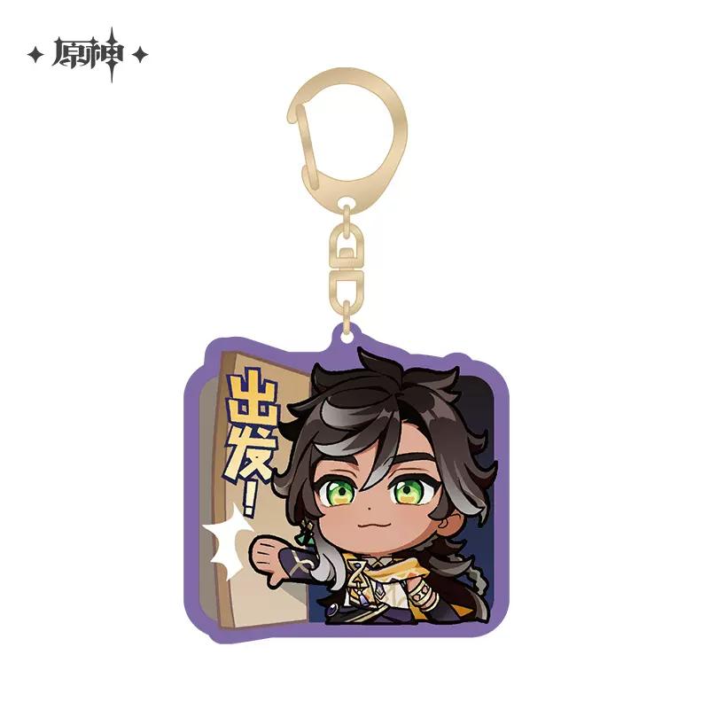 Sunsyea Genshin Impact Official Merch miHoYo Original Authentic Q Version Acrylic Keychain Sumeru Series Nahida Nilou