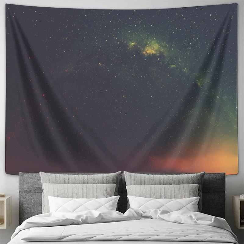 Мечтательный Звездный Гобелен Романтическое Украшение Спальни Полное Небо Популярная Ткань для Фона 74x94cm(29x37in)