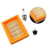 1pc Air Filter Cleaner With Spark Fuel Filter For Primer Blub Replacement For FS120 FS200 FS350 FS400 Trimmers Brush Cutters