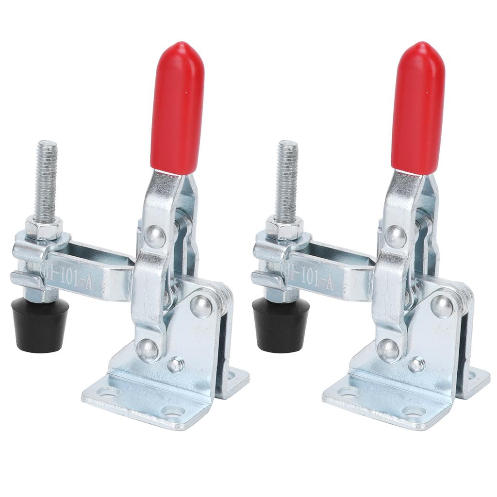 2 Set Toggle Clamps Hold Down Anti Slip Hand Tool Quick Release Welding Clamp Fixture