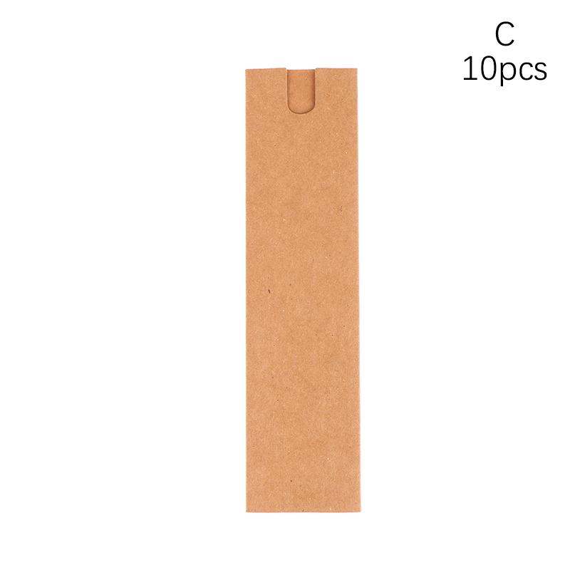 10Pcs Pen Box Gift Sleeve Packaging Single Fountain Holder Pouch Ballpoint Cardboard Empty Case Kraft Paper Pen Sleeves