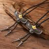 1pc/2pcs Adjustable Bolo Tie Western Cowboy Teen Men Banquet Formal Suit Necktie