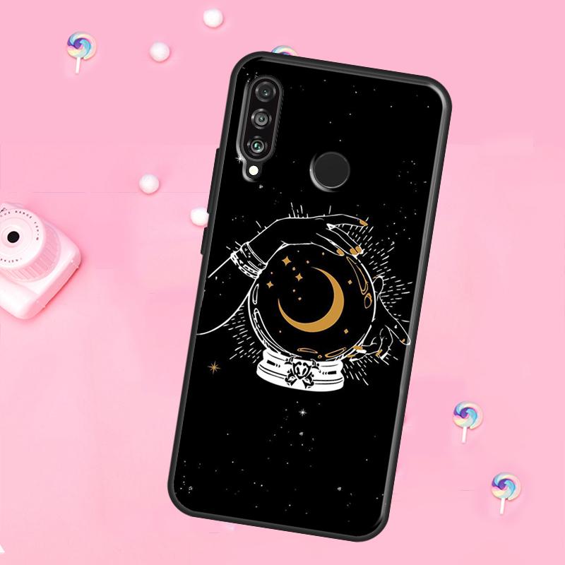 

Witches Moon Witchy Mystery Totem For Huawei Nova 11 Pro 10 9 SE Y70 Y60 Y90 Y61 Y91 Y73 Y72 12s 12i 11i 8i P30 P40 Lite Case Huawei Nova Y72