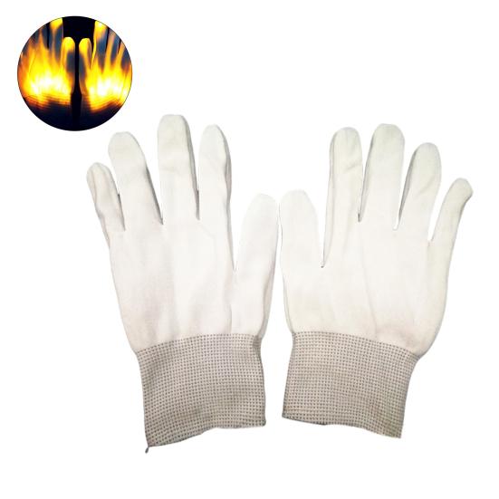 1 pár LED klubových rukavic Nastavitelné režimy blikání Protiskluzové Knoflíkové baterie