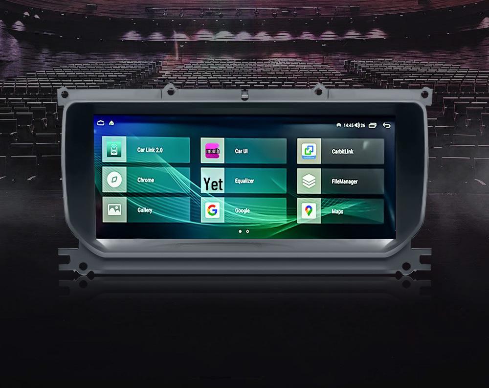 Integrated Navigation System for 2012-2018 Land Rover Range Rover Evoque, Retaining Original Style and Features.