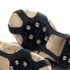 1 Pair Ice Cleats Crampons with 10 Studs Men Women Winter Outdoor Walking Ice Snow Traction Grips Non-slip Shoes Boot Spikes Grippers