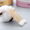 100pcs Disposable Dual-Head Cotton Swabs: Ear Cleaning & Makeup Application for Home Use