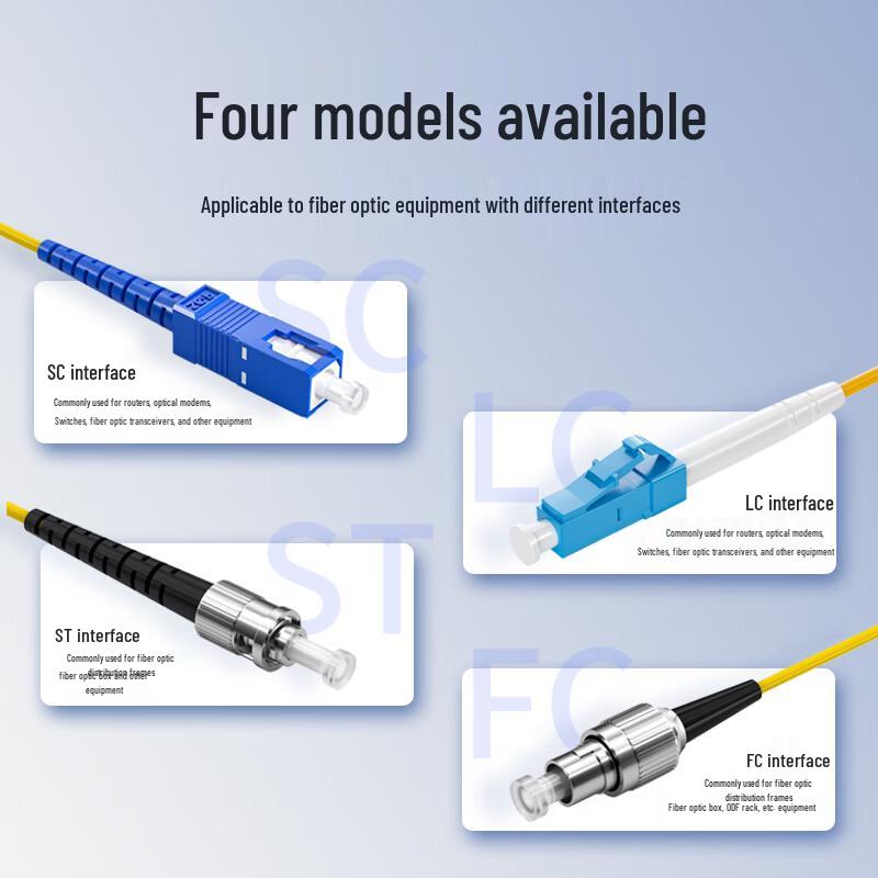 LHG SC-FC Single Mode Fiber Optic Patch Cable